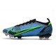 Nike pour hommes Mercurial Vapor XIV Elite FG Bleu Noir Volt