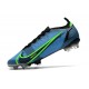 Nike pour hommes Mercurial Vapor XIV Elite FG Bleu Noir Volt