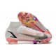 Chaussure Nike Mercurial Superfly 8 Elite FG Blanc Noir Carmin Rose
