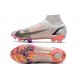 Chaussure Nike Mercurial Superfly 8 Elite FG Blanc Noir Carmin Rose