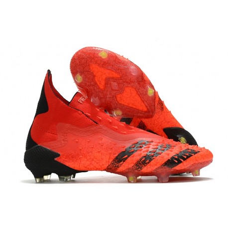 adidas Predator Freak+ FG Meteorite Pack Rouge Noir Rouge Solaire
