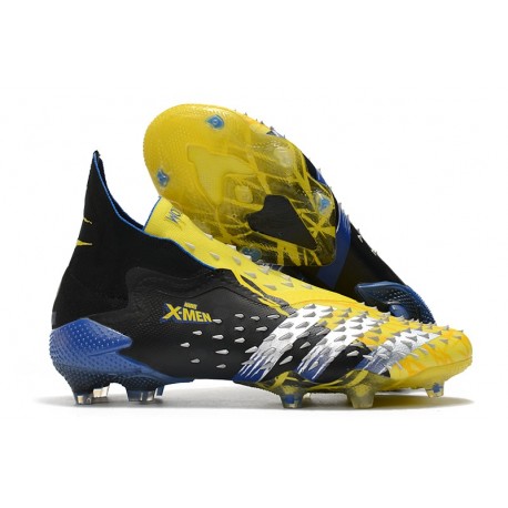 adidas Predator Freak+ FG X-Men Wolverine Jaune Argent Métallique Noir