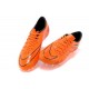 Chaussures de Foot Nouveaux Nike Hypervenom Phinish FG Orange Noir
