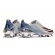 Chaussure adidas X Ghosted + FG Argent Métallique Noir Foncé Ecarlate
