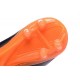 Chaussures de Foot Cuir Nike Hypervenom Phinish FG Noir Orange