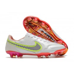 Nike Tiempo Legend IX Elite FG Nouvelle Blanc Noir Carmin Rose Explosion
