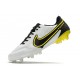 Nike Tiempo Legend IX Elite FG Blanc Gris Foncé Noir Jaune Strike