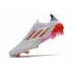 adidas X Speedflow+ FG Nouveaux Blanc Acier Métallique Rouge Solaire