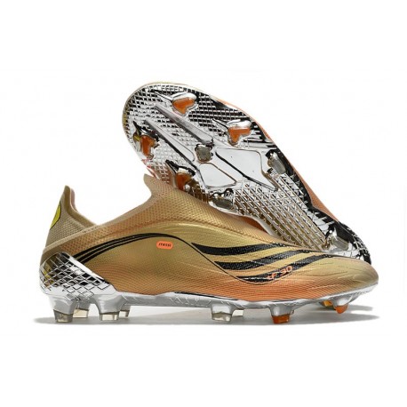 adidas X Speedflow+ FG Tech Métallique Noir Intense Orange