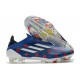 adidas X Speedflow+ FG Nouveaux Crampons Bleu Blanc Rouge Vif