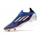 adidas X Speedflow+ FG Nouveaux Crampons Bleu Blanc Rouge Vif