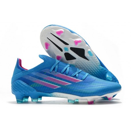 Chaussure de football adidas X Speedflow.1 FG Ciel Rose Choc Equipe Blanc
