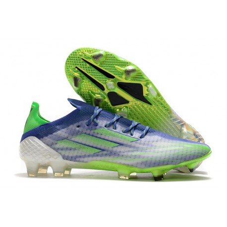Chaussure de football adidas X Speedflow.1 FG Bleu Vert