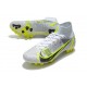 Nike Mercurial Superfly 8 Elite AG-PRO Blanc Noir Métallique Argent Vol