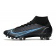 Nike Mercurial Superfly 8 Elite AG-PRO Noir Gris Acier