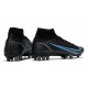 Nike Mercurial Superfly 8 Elite AG-PRO Noir Gris Acier