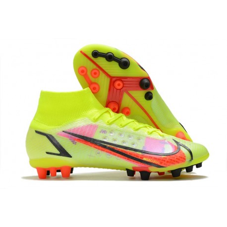 Nike Mercurial Superfly 8 Elite AG-PRO Volt Carmin Noir