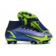 Nike Mercurial Superfly 8 Elite AG-PRO Sapphire Volt Bleu
