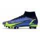 Nike Mercurial Superfly 8 Elite AG-PRO Sapphire Volt Bleu