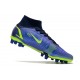 Nike Mercurial Superfly 8 Elite AG-PRO Sapphire Volt Bleu