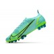 Nike Mercurial Vapor XIV Elite AG Dynamique Vert Citron