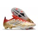 Chaussure de football adidas X Speedflow.1 FG Or Blanc Rouge