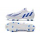 adidas Predator Edge.1 FG Low Nouvelles Blanc Bleu Hi Res