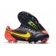 Nike Tiempo Legend IX Elite FG Nouvelle Noir Jaune Rouge