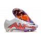 Nike Air Zoom Mercurial Vapor 15 Elite FG Blanc Rouge