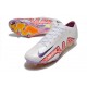 Nike Air Zoom Mercurial Vapor 15 Elite FG Blanc Rouge