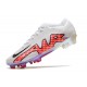 Nike Air Zoom Mercurial Vapor 15 Elite FG Blanc Rouge