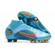 Nike Mercurial Superfly 8 Elite AG-PRO Bleu Chlorine Orange Marina