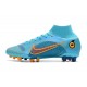 Nike Mercurial Superfly 8 Elite AG-PRO Bleu Chlorine Orange Marina
