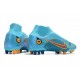 Nike Mercurial Superfly 8 Elite AG-PRO Bleu Chlorine Orange Marina