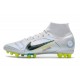 Nike Mercurial Superfly 8 Elite AG-PRO Ballon Gris Bleu Foncé