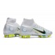 Nike Mercurial Superfly 8 Elite AG-PRO Ballon Gris Bleu Foncé
