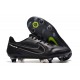 Nike Tiempo Legend IX Elite SG-PRO AC Noir Foncé Smoke Gris Summit Blanc