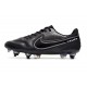 Nike Tiempo Legend IX Elite SG-PRO AC Noir Foncé Smoke Gris Summit Blanc