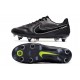 Nike Tiempo Legend IX Elite SG-PRO AC Noir Foncé Smoke Gris Summit Blanc
