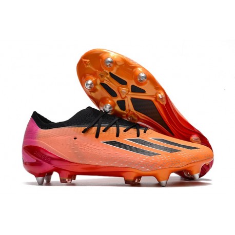 Crampons adidas X Speedportal.1 SG Orange Noir