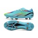 Crampons adidas X Speedportal.1 SG Al Rihla - Turquoise Rouge Bleu