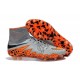 Meilleur Crampons Nike Hypervenom Phantom II FG Terrains Secs Gris Orange Noir
