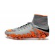 Meilleur Crampons Nike Hypervenom Phantom II FG Terrains Secs Gris Orange Noir