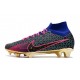 Nike Air Zoom Mercurial Superfly Elite 9 FG Rose Violet Bleu