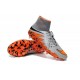 Meilleur Crampons Nike Hypervenom Phantom II FG Terrains Secs Gris Orange Noir