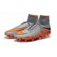 Meilleur Crampons Nike Hypervenom Phantom II FG Terrains Secs Gris Orange Noir