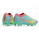 Nike Air Zoom Mercurial Vapor 15 Elite FG Bleu Rose Jaune