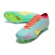 Nike Air Zoom Mercurial Vapor 15 Elite FG Bleu Rose Jaune