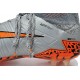 Meilleur Crampons Nike Hypervenom Phantom II FG Terrains Secs Gris Orange Noir