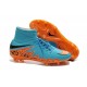 Meilleur Crampons Nike Hypervenom Phantom II FG Terrains Secs Bleu Orange Noir